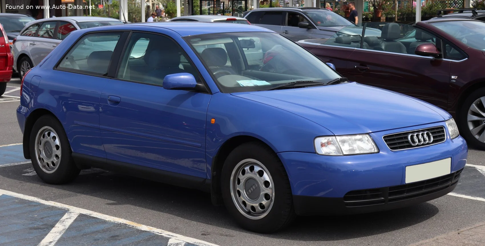 Audi A3 1.6i (101 Hp)1996 - 1998 - 1
