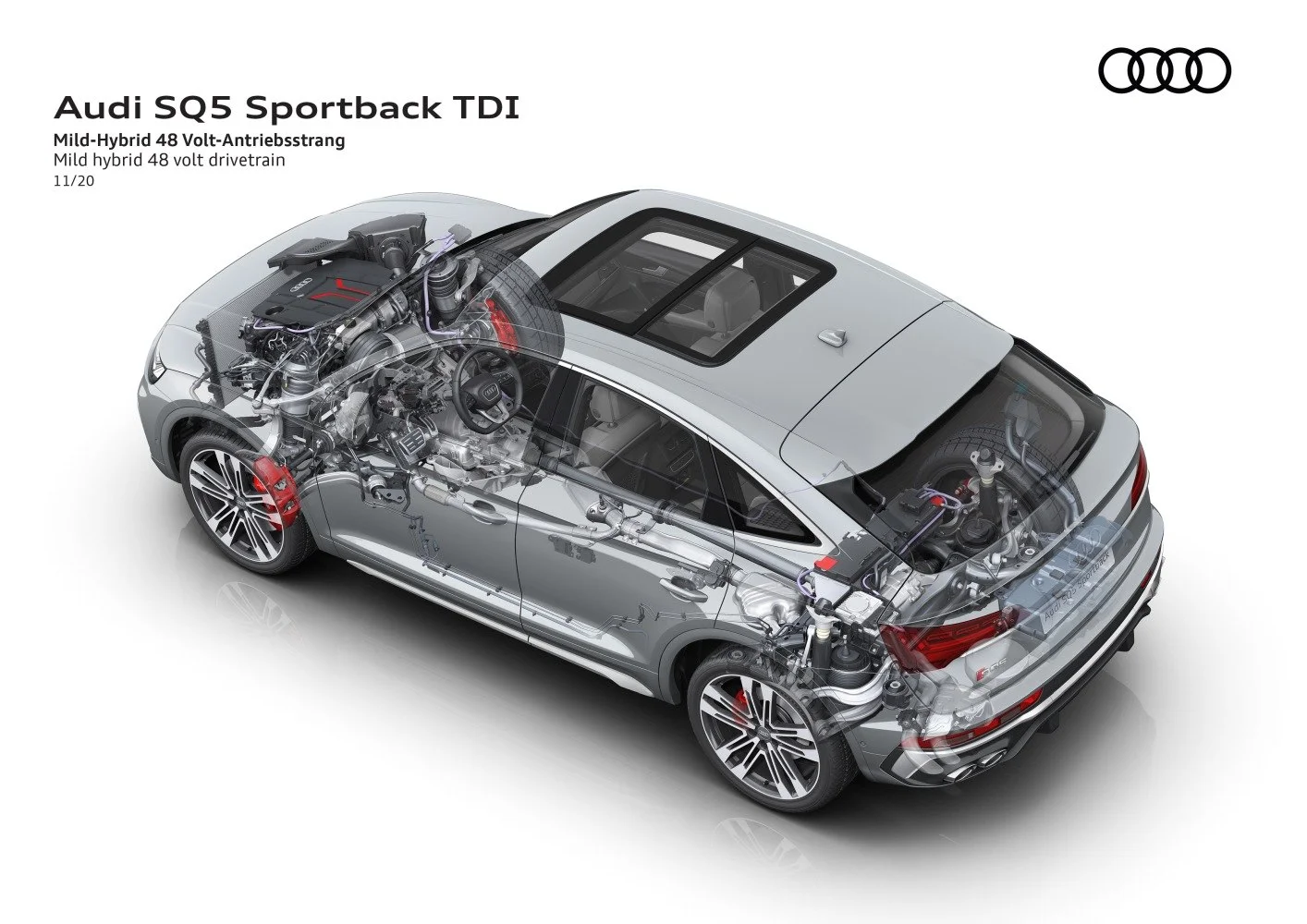 Audi SQ5 3.0 TDI V6 (341 Hp) Mild Hybrid quattro tiptronic2020 - 2024 thumbnail 10