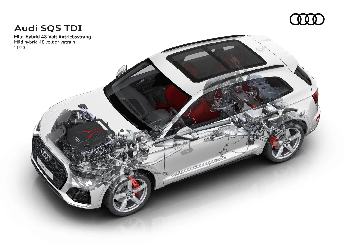 Audi SQ5 3.0 TDI V6 (341 Hp) Mild Hybrid quattro tiptronic2020 - 2024 thumbnail 13