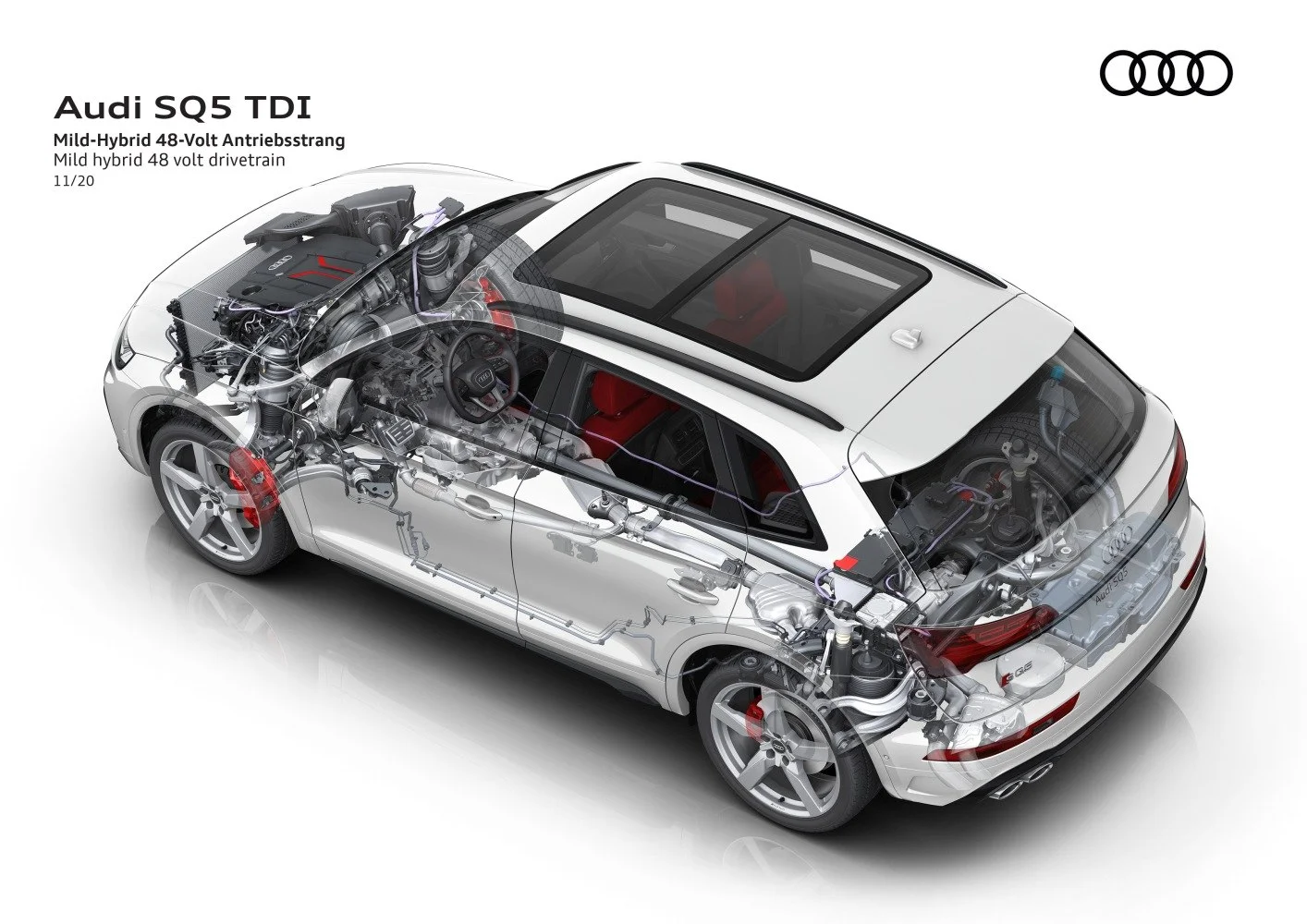 Audi SQ5 3.0 TDI V6 (341 Hp) Mild Hybrid quattro tiptronic2020 - 2024 thumbnail 15
