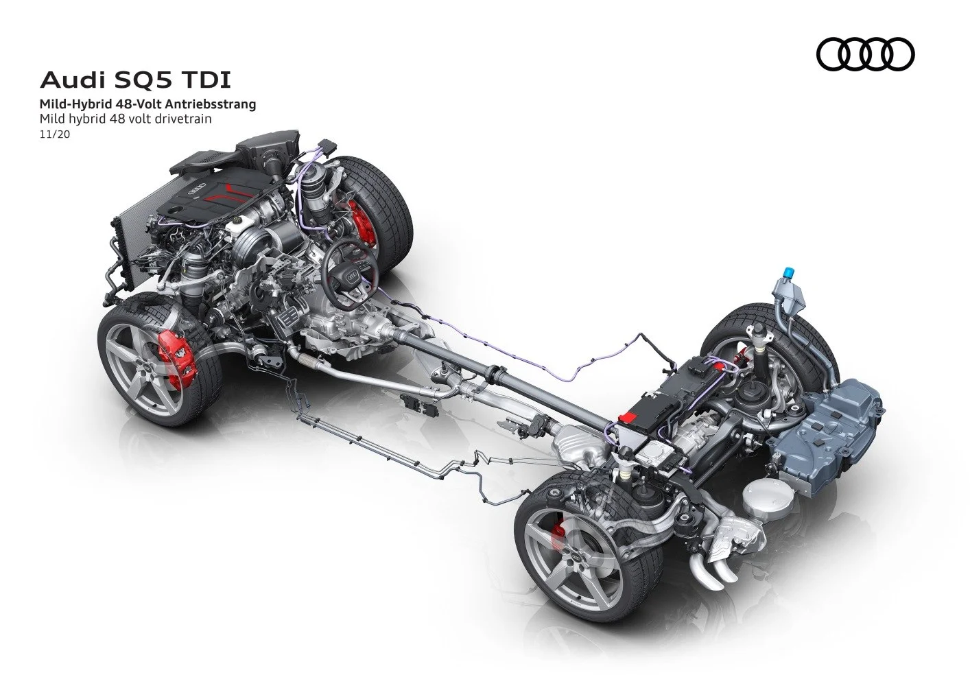 Audi SQ5 3.0 TDI V6 (341 Hp) Mild Hybrid quattro tiptronic2020 - 2024 thumbnail 16