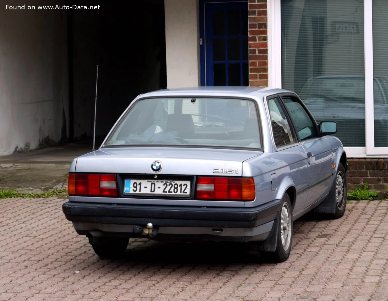 BMW 3 Series 316i (102 Hp)1987 - 1988 thumbnail 9