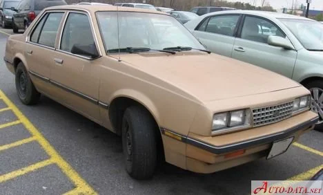 Chevrolet Cavalier 1.8I (88 Hp)1982 - 1987 - 1