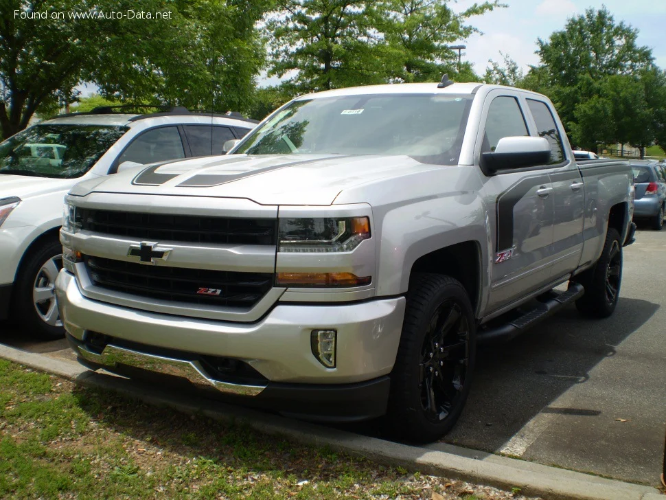 Chevrolet Silverado 1500 Chevrolet Silverado 1500 III (facelift 2016) Double Cab Standard Box