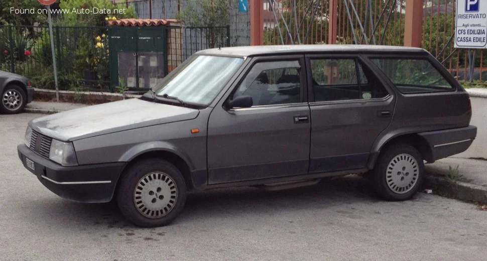 Fiat Regata 100 1.6 (RF) (101 Hp)1984 - 1986 - 1