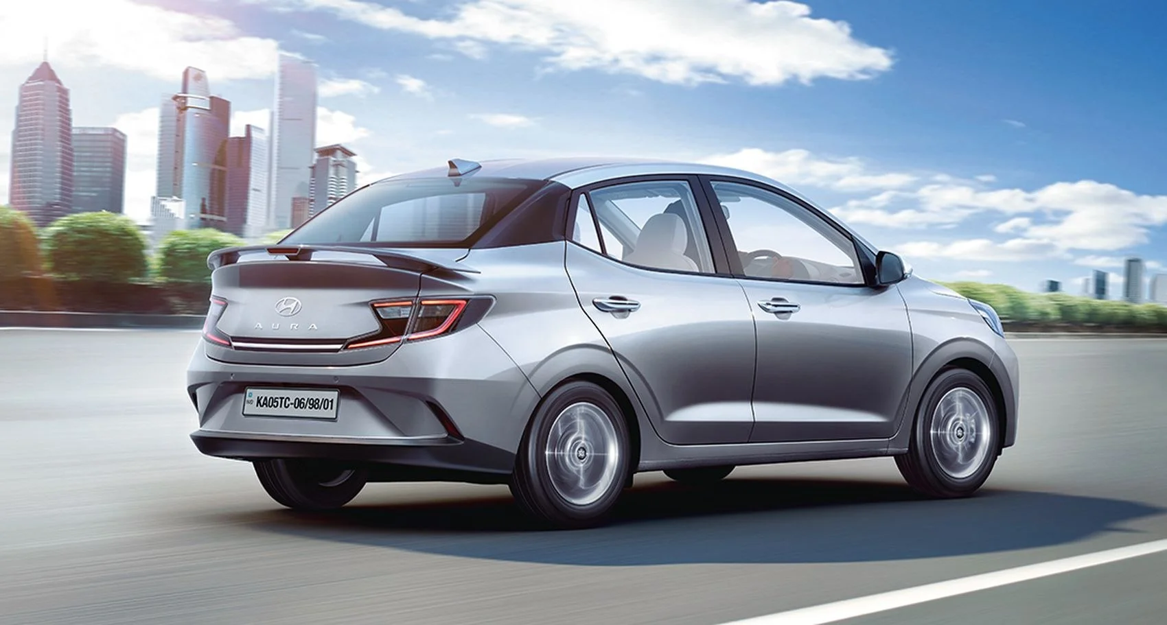 Hyundai Aura 1.2 Bi-fuel (69 Hp) CNG2023 - thumbnail 2