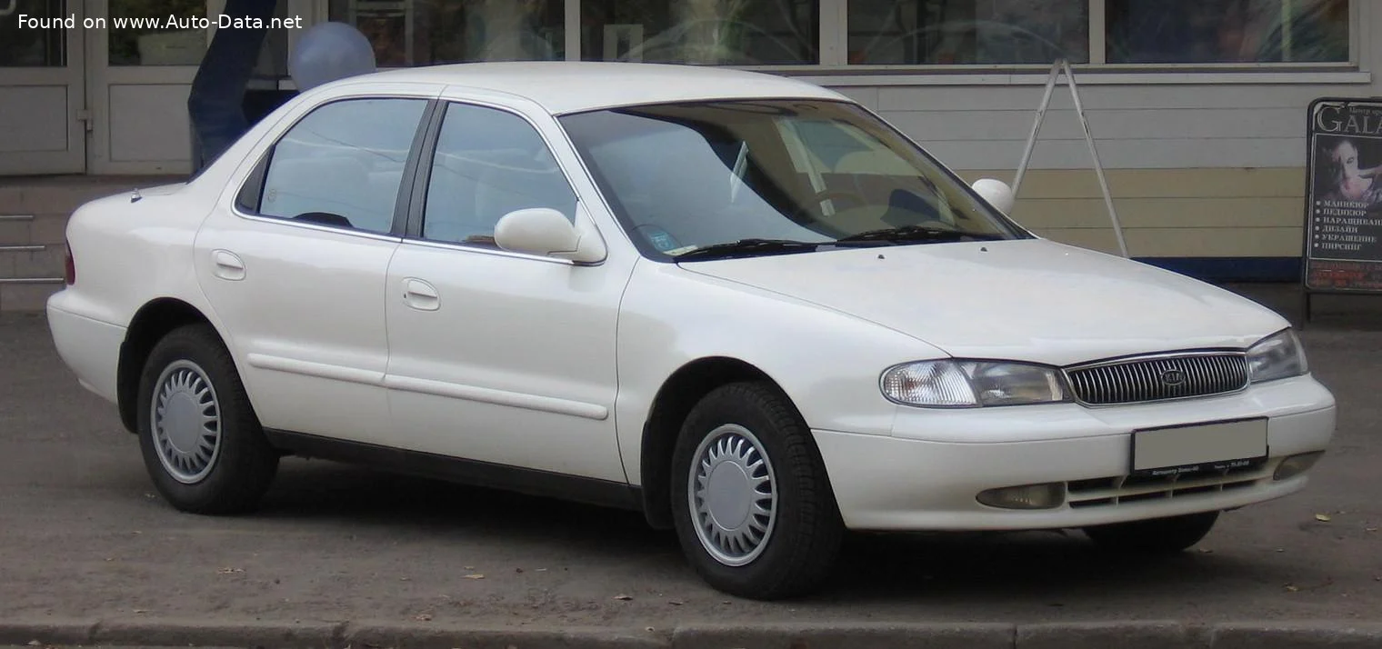 Kia Clarus 1.8 i 16V (116 Hp)1996 - 1998 - 1