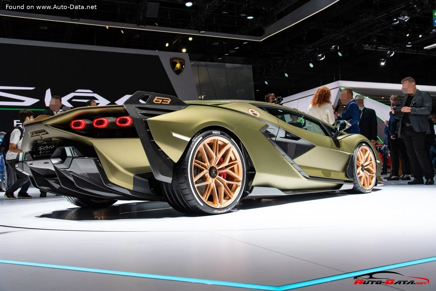 Lamborghini Sian 6.5 V12 (819 Hp) Hybrid AWD Automatic2019 - 2022 thumbnail 15