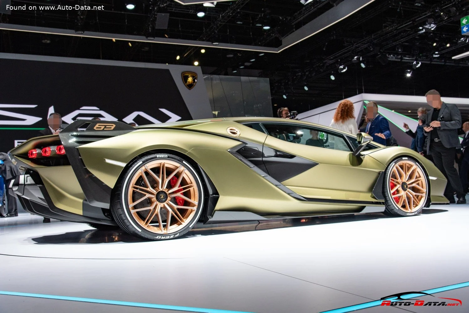 Lamborghini Sian 6.5 V12 (819 Hp) Hybrid AWD Automatic2019 - 2022 thumbnail 16
