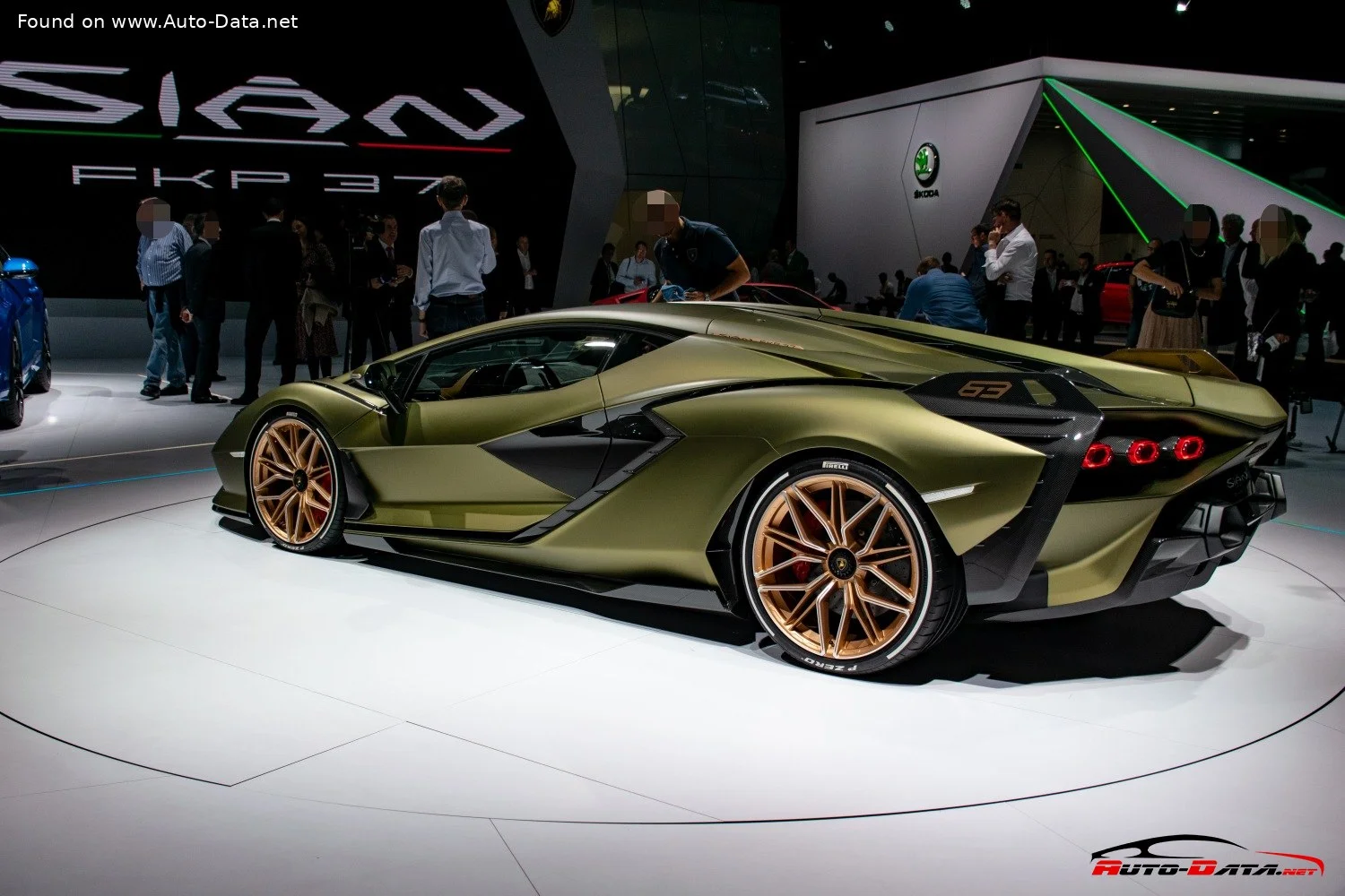 Lamborghini Sian 6.5 V12 (819 Hp) Hybrid AWD Automatic2019 - 2022 thumbnail 3