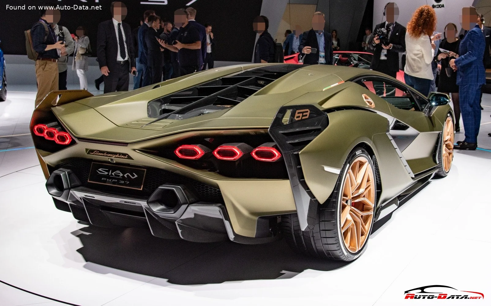 Lamborghini Sian 6.5 V12 (819 Hp) Hybrid AWD Automatic2019 - 2022 thumbnail 5