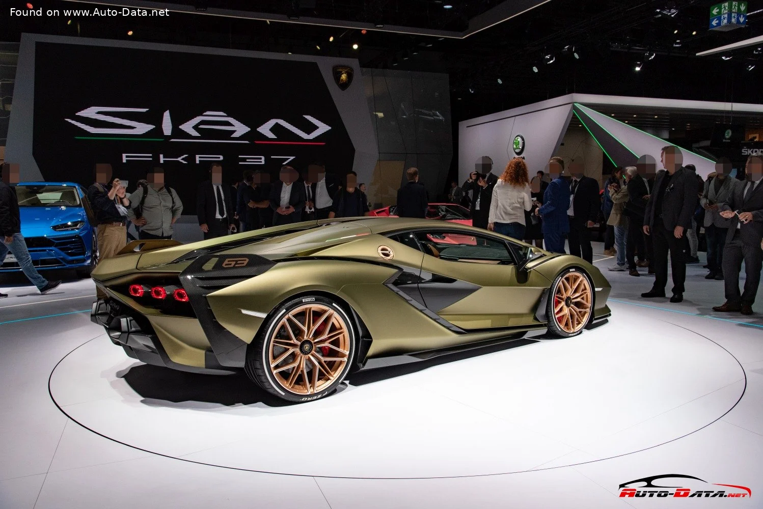Lamborghini Sian 6.5 V12 (819 Hp) Hybrid AWD Automatic2019 - 2022 thumbnail 7