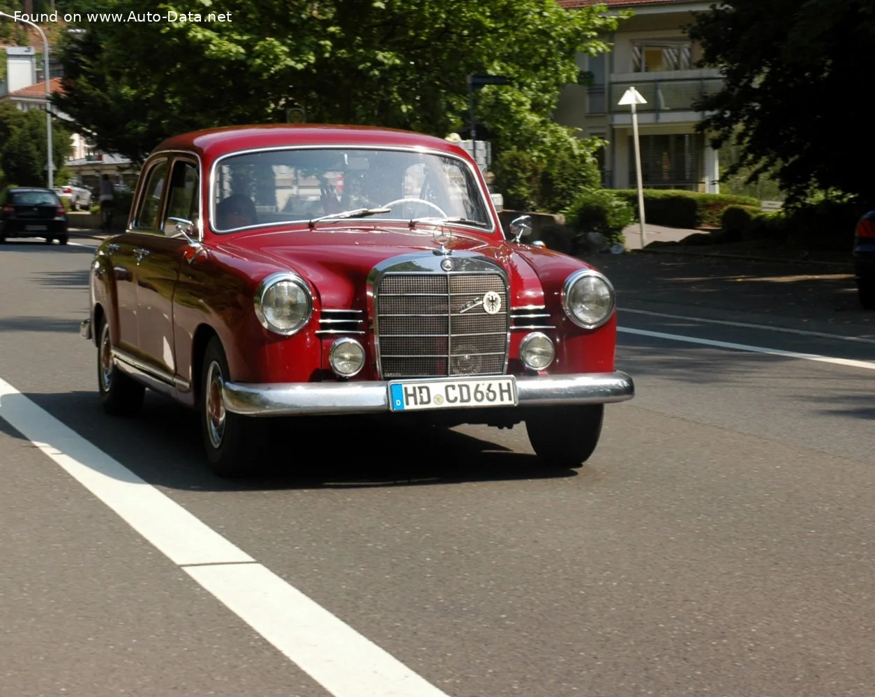 Mercedes-Benz Ponton 180 b (68 Hp)1959 - 1961 thumbnail 2