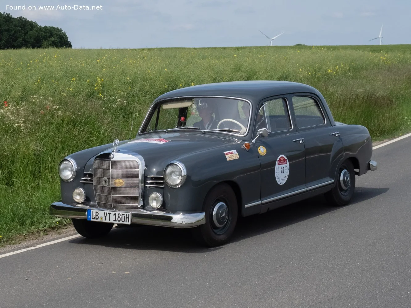 Mercedes-Benz Ponton 180 b (68 Hp)1959 - 1961 thumbnail 3