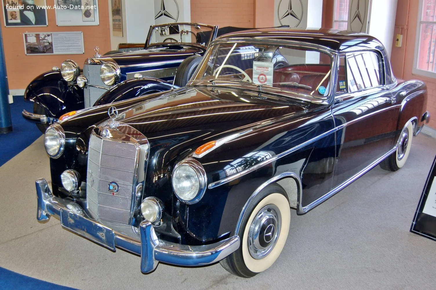 Mercedes-Benz Ponton 220 SE (115 Hp)1958 - 1959 - 1