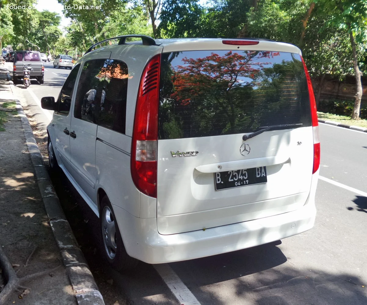 Mercedes-Benz Vaneo 1.6i (102 Hp)2001 - 2005 thumbnail 5