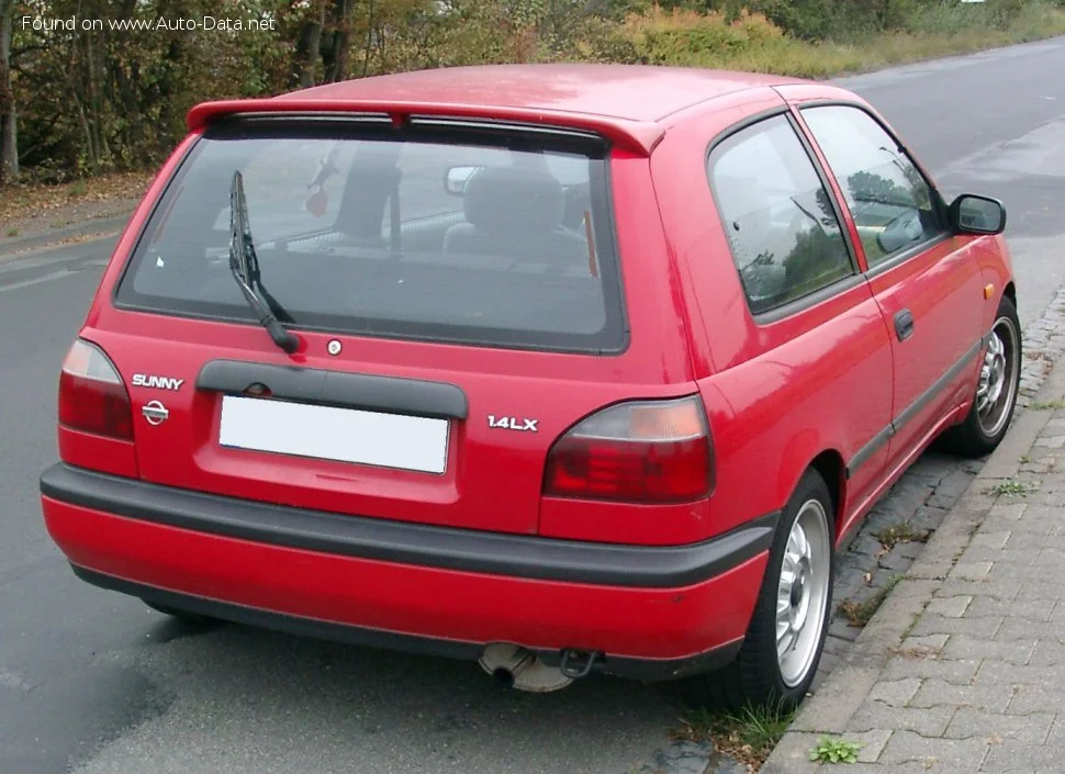 Nissan Sunny 1.4 16V (75 Hp)1990 - 1995 - 1