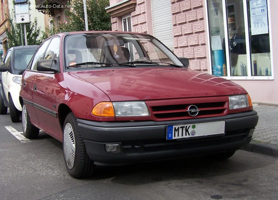 Opel Astra 1.4i (60 Hp)1991 - 1994 thumbnail 4