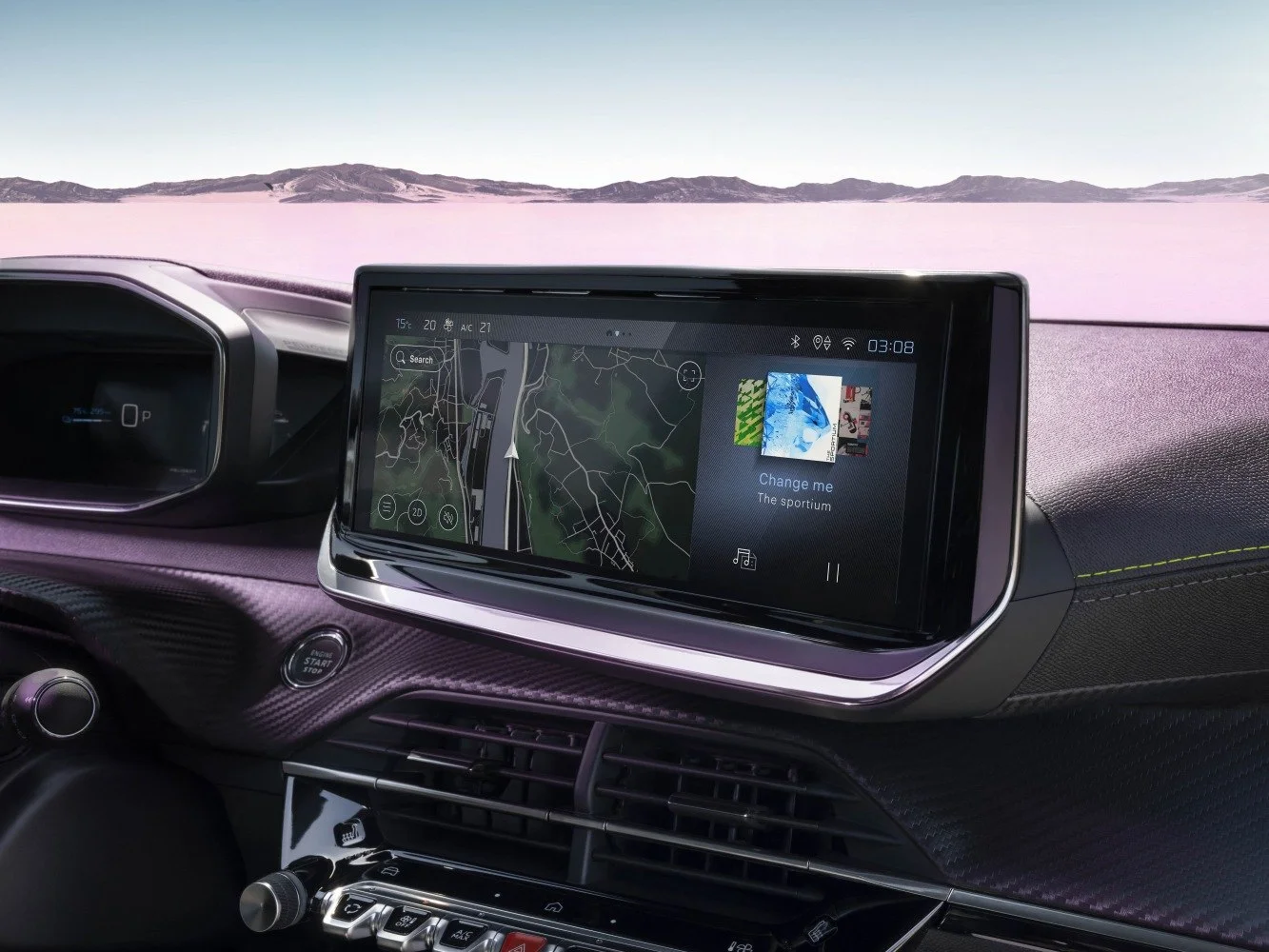 Peugeot 2008 1.2 (136 Hp) Mild Hybrid e-DCS62023 - 2025 thumbnail 6
