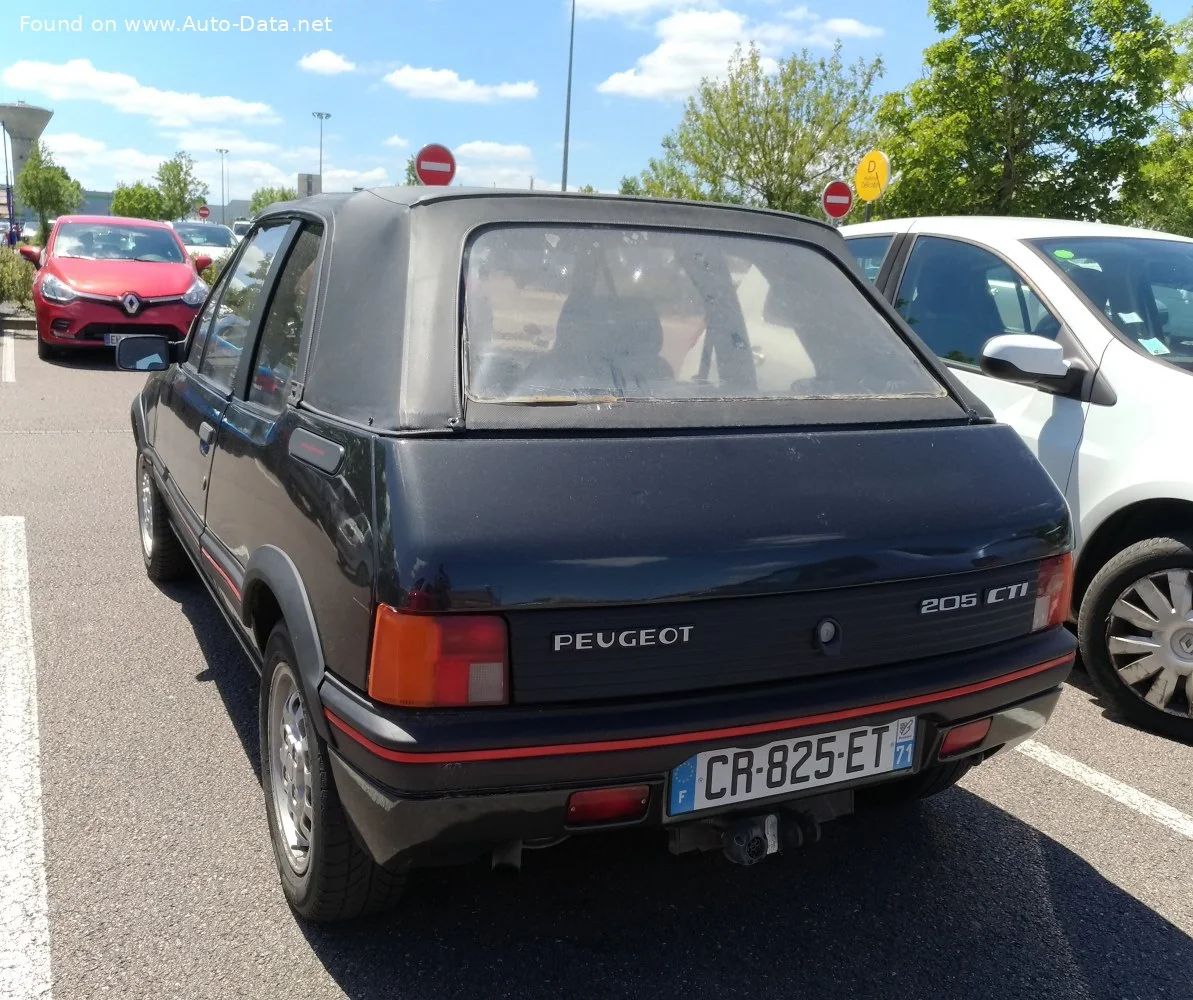 Peugeot 205 1.1 CJ (60 Hp)1989 - 1994 thumbnail 6
