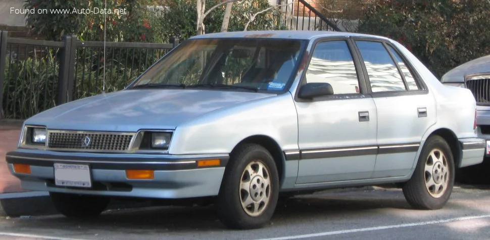 Plymouth Sundance 2.2i (94 Hp)1986 - 1992 - 1