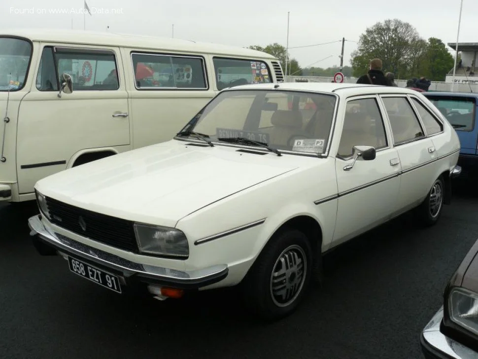 Renault 20 1.6 (1271) (90 Hp)1975 - 1977 - 1