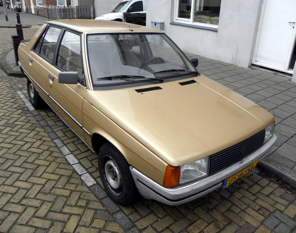 Renault 9 1.1 (L421) (48 Hp)1982 - 1987 - 1
