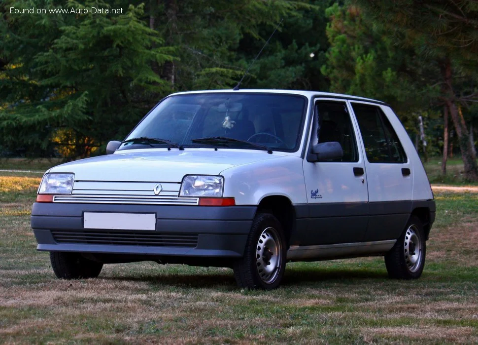 Renault Super 5 1.0 (B/C/S400) (41 Hp)1984 - 1988 - 1