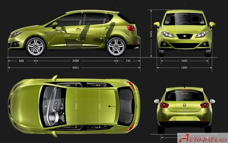 Seat Ibiza 1.2 (60 Hp)2009 - 2012 thumbnail 11