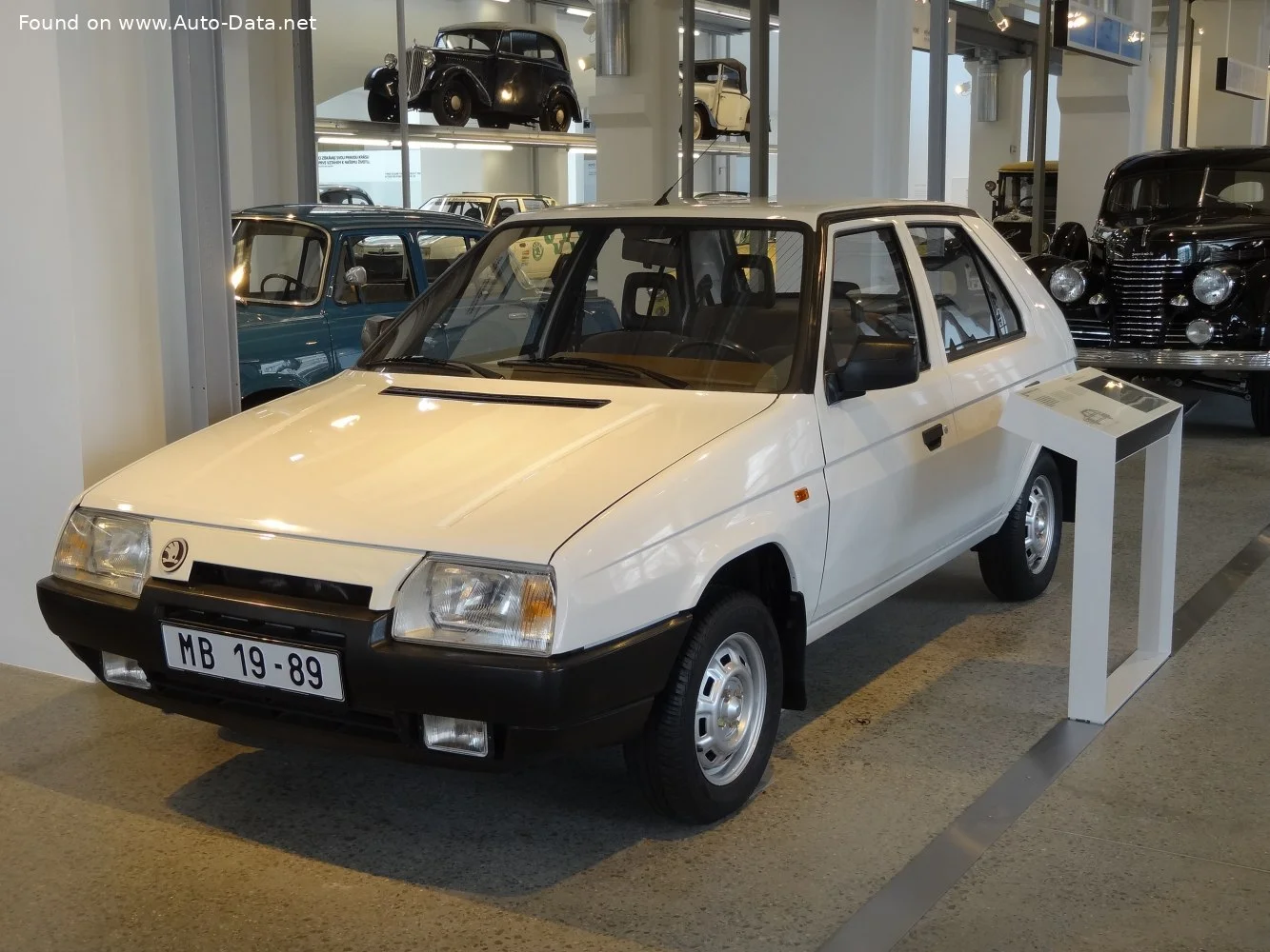 Skoda Favorit 1.3 135 (781) (58 Hp)1991 - 1994 - 1