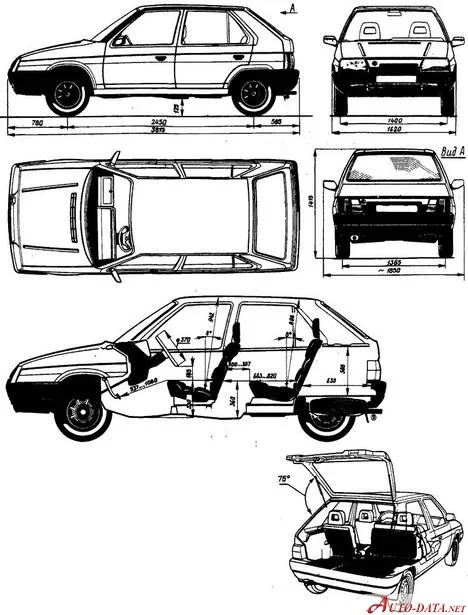 Skoda Favorit 1.3 135 (781) (58 Hp)1991 - 1994 thumbnail 9