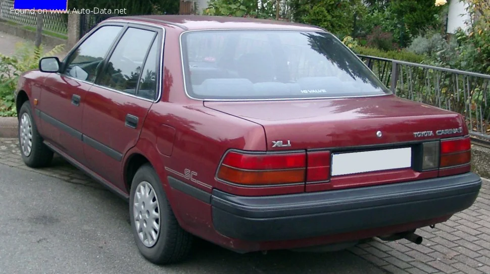 Toyota Carina 1.6 (AT171) (102 Hp)1987 - 1992 thumbnail 2