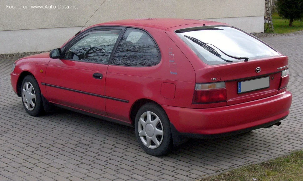 Toyota Corolla 1.3 i 16V XLi (75 Hp)1995 - 1997 thumbnail 2