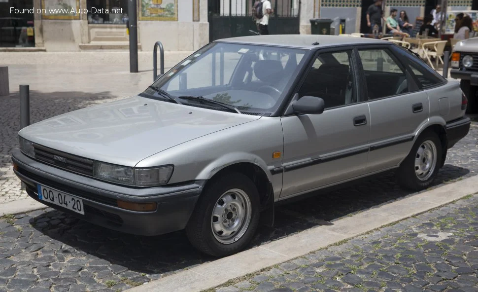 Toyota Corolla 1.3 (EE90) (75 Hp)1987 - 1989 - 1