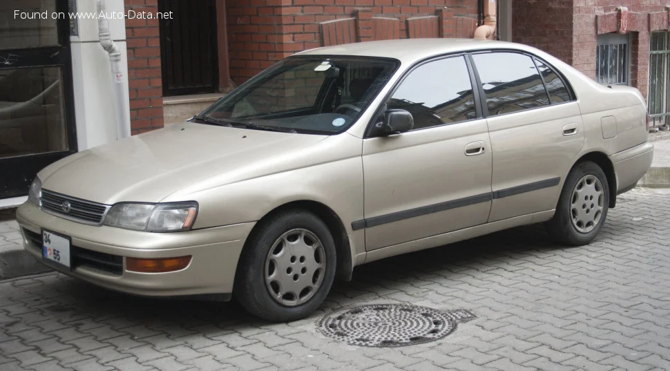Toyota Corona 1.6i 16V EX (115 Hp)1992 - 1996 - 1