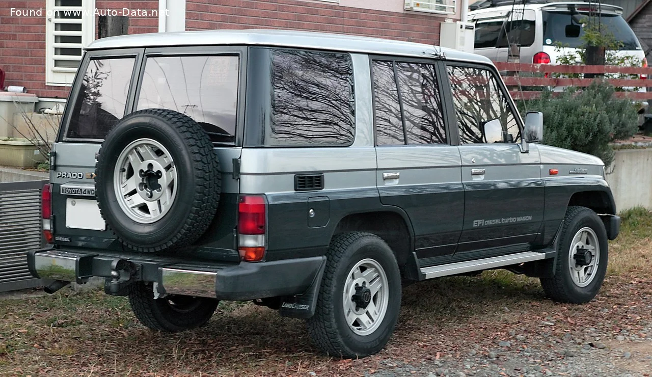 Toyota Land Cruiser Prado 2.4 DT (97 Hp) 4WD1990 - 1993 thumbnail 2