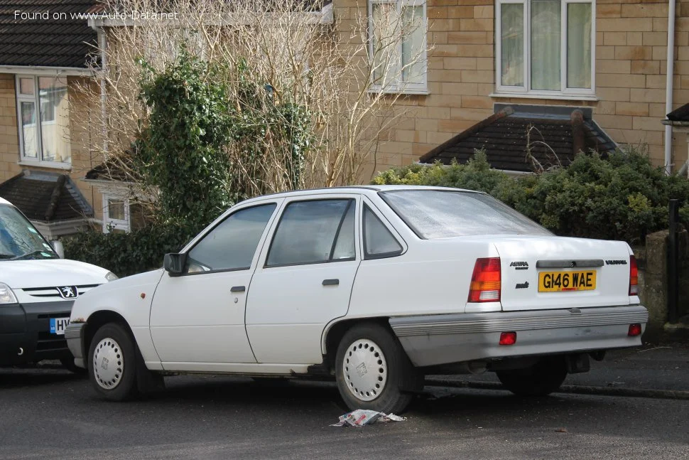 Vauxhall Astra 1.3S (75 Hp)1984 - 1986 - 1