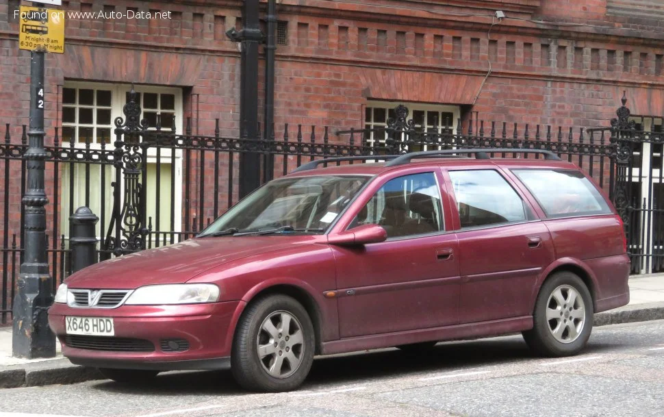 Vauxhall Vectra 1.6i 16V (100 Hp)1996 - 1998 - 1
