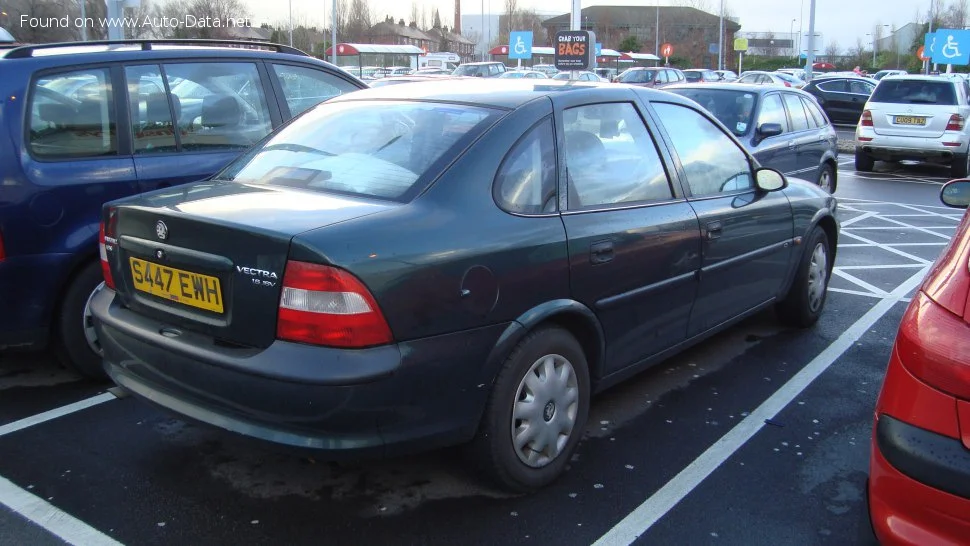 Vauxhall Vectra 1.6i 16V (101 Hp)1995 - 1998 - 1