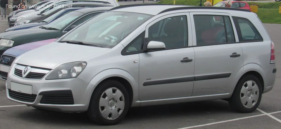 Vauxhall Zafira 1.6i 16V (105 Hp)2005 - 2006 - 1