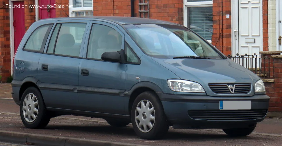 Vauxhall Zafira 1.6 16V (101 Hp)1999 - 2000 - 1